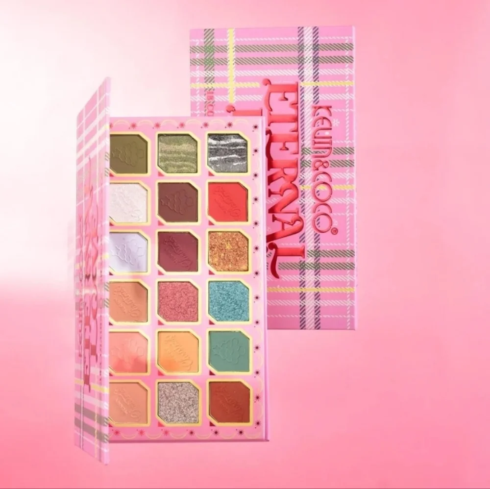 Kevin & Coco Christmas Eternal Love 18-Color Eyeshadow Palette New Sealed